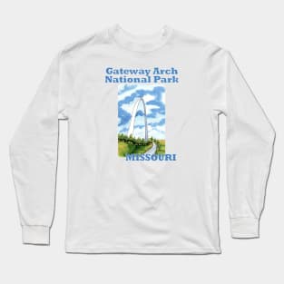 Gateway Arch National Park, Missouri Long Sleeve T-Shirt